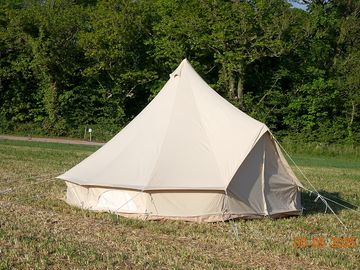 Bell tent pitch