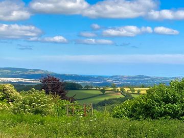 View from the camping field