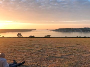 Sunset after silage time