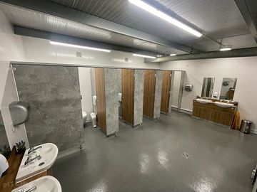 New toilet/shower block