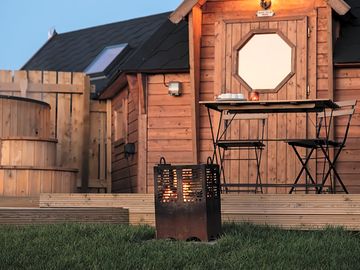 Have a cosy night in and enjoy the stars.