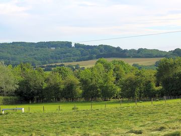 Glorious views from the camping field