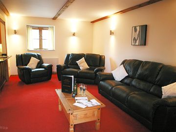 Large lounge areas in all properties - country view cottages