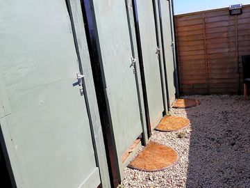 Toilet and shower area