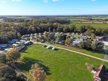 Beach view touring area with electric hook-up