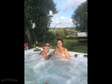 your private hot tub!