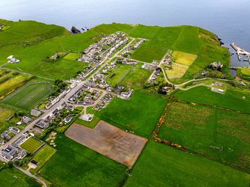 Aerial view of the site