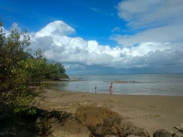 View of morere beach