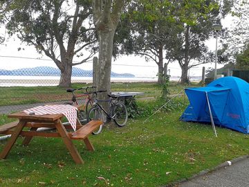 Pitches with sea view