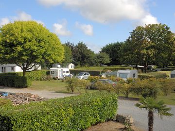 The site on a sunny day
