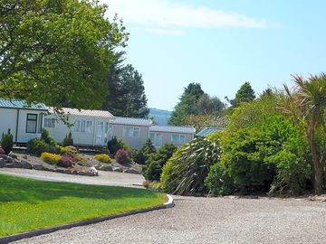 View of caravan park