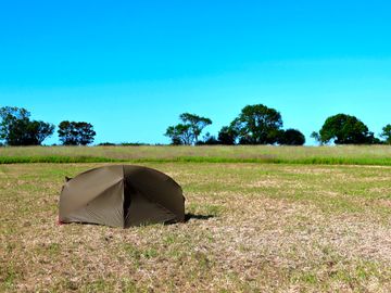 Camping at heal somerset