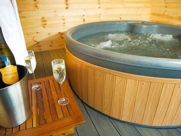Private hot tub