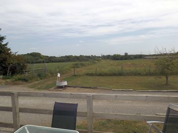Open view across fields
