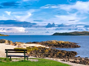 Shell beach, kippford village