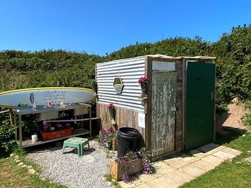 Our washing up and shower facilities