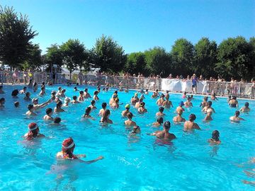 Aquagym classes are very popular