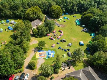 Aerial view of the site