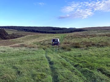 The journey to your pitch is an off-road experience