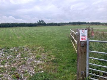 Entrance to the camping field