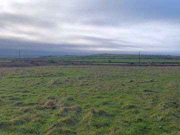 Praa sands in the distance