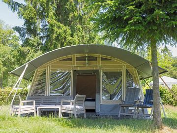 Exterior of the tent