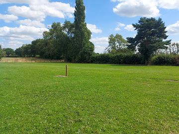 Water pipe in the field
