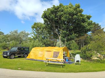 Our pitches are perfect for tents, caravans, motorhomes, campervans and more!