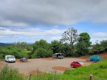 View over the pitches