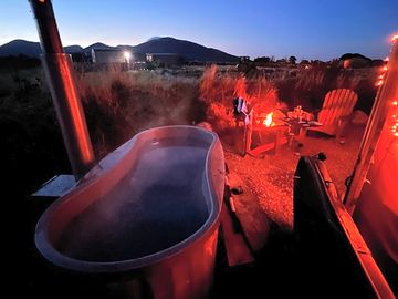 Private hot tub