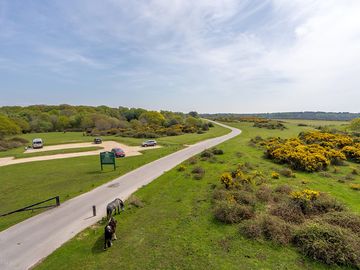 Campsite entrance and pathways