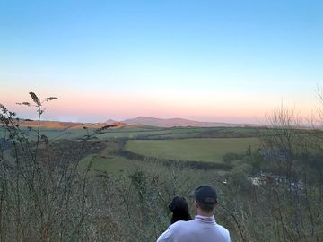 View from one of the higher pitches
