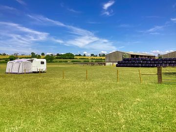 Spacious farm pitches