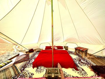 Tent interior