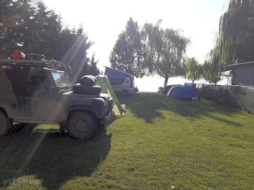 Sunny day by the lake