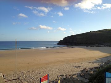 Praa sands is two miles away