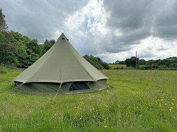 Bell tent exterior