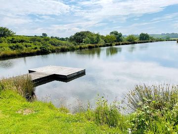 Grab a few chairs from the summer house and have a go at fishing