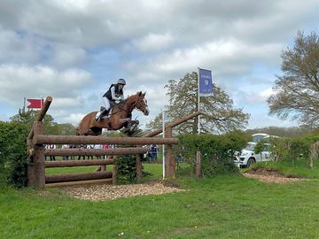 Horse events at badminton, five minutes' drive away