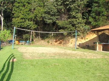 Volleyball and badminton court