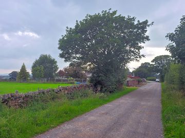 Townhead lane leading to the site