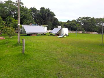 Grassy green grounds