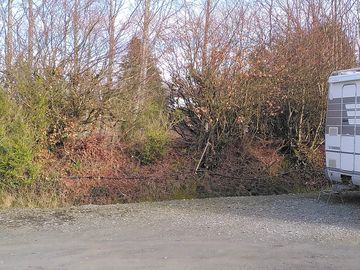 A sheltered spot.