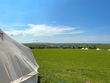 The view towards weymouth and portland