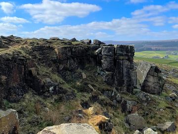 Nearby curbar edge