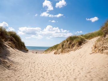 Nearby beach