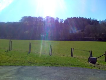 View to the pitches