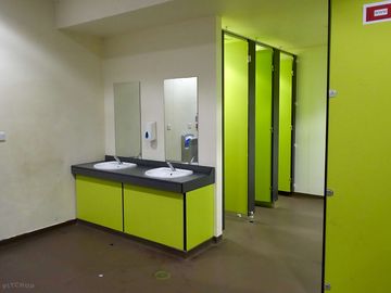 Toilets and showers