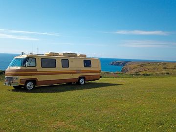 Travco with amazing sea views
