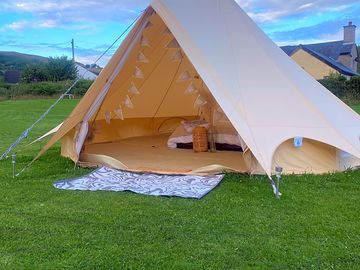 Views from outside the tent